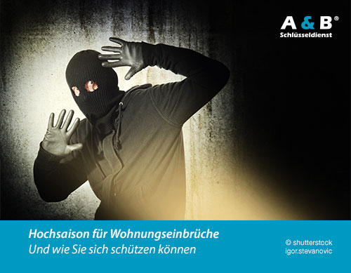 Hochsaison für Wohnungseinbrüche