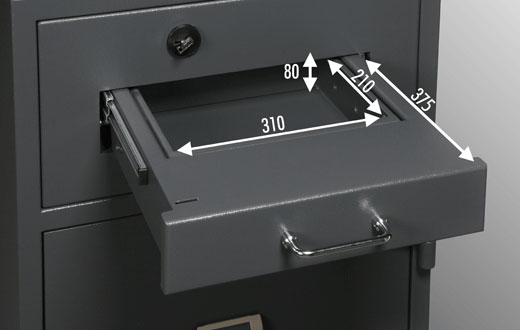 Gemini Pro D-I Depositschrank Schublade