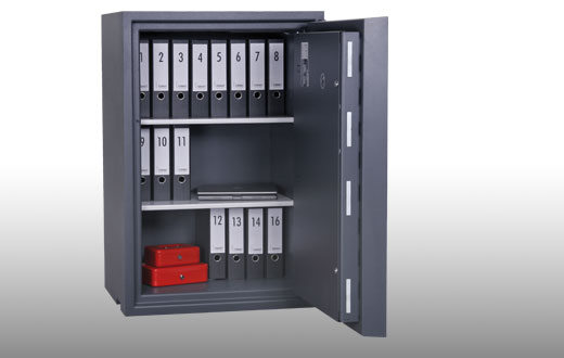 Wertschutzschrank Sirius geöffnet Wertschutzschrank Sirius geöffnet